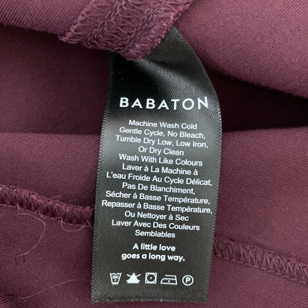 Babaton Giovanni Off The Shoulder Dress Bodycon Plum Purple Size 4 Aritzia - Picture 9 of 10